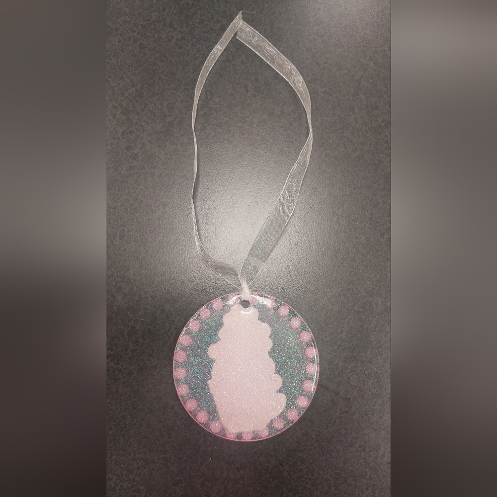 HANDMADE Hello Kitty Rearview Mirror Charm/Ornament - Picture 3 of 3